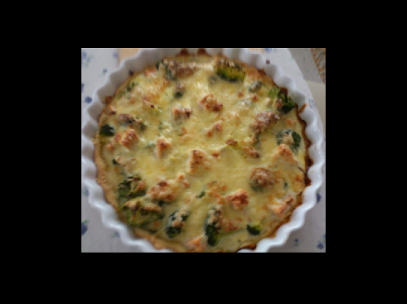 Lachs Broccoli Quiche