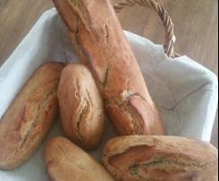 Var. Baguette magique mit Vollkorn und über Nacht
