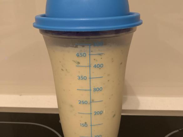 Salatsoße auf Vorrat