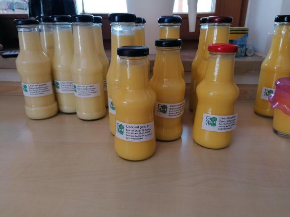 Eierlikör mit ganzen Eiern