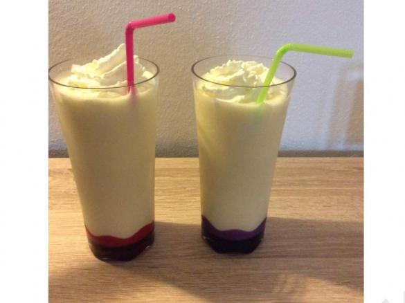 Milchshake Vanille, Vanille Frappe
