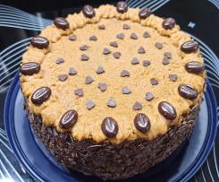 Nusstorte mit Kaffeebuttercreme