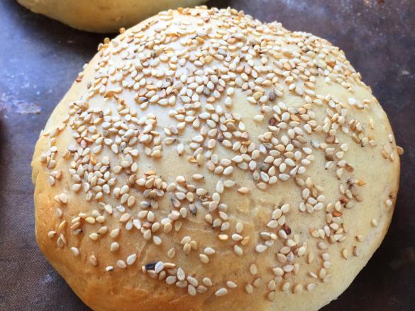 Sauerteig Burger Buns
