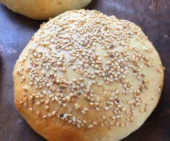 Sauerteig Burger Buns