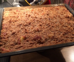 Apfelkuchen mit Haselnussstreuseln