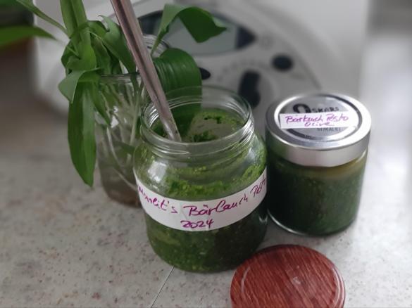 Bärlauch Pesto haltbar machen
