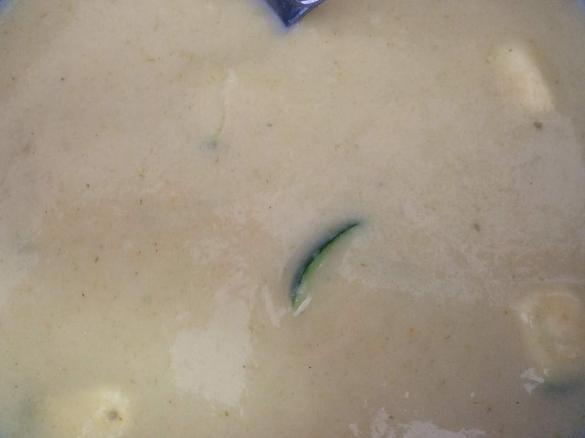 Frischkäse-Lauch-Suppe