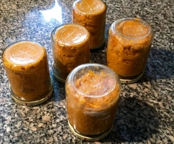 Veganer Bärlauch-Möhren Aufstrich