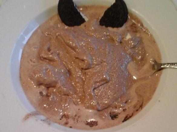 Oreo-candy cane ice cream