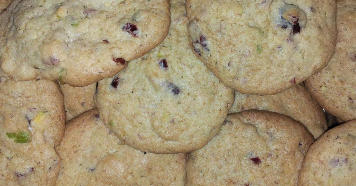 Cookies mit Cranberries und Pistazien (Variation von Chocolate Chip ...
