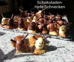 Schoko-Hefe-Schnecken