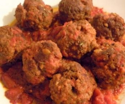 mediterane Hackbällchen - super für Kinder