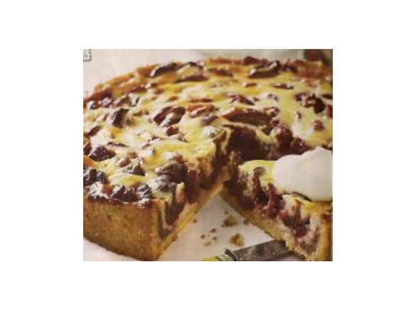 Pflaumenkuchen mit Rahmguss