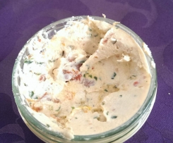 Frischkäse Tomaten Basilikum creme