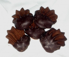 Schokoladen Spritzgebäck Weihnachten Plätzchen