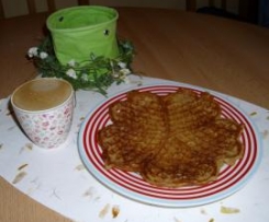 Apfelwaffeln mit Zimt