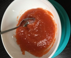 Mango-Erdbeer-Rhabarber Marmelade