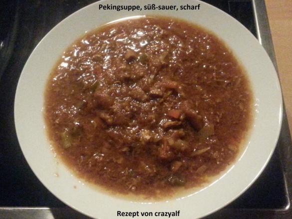  Pekingsuppe süß-sauer, scharf