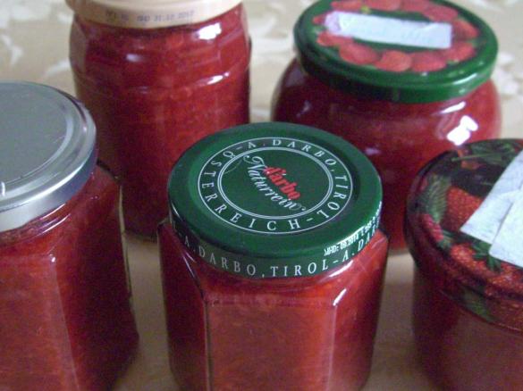 Erdbeerkompott mit Vanille