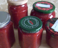 Erdbeerkompott mit Vanille