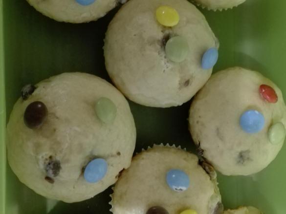 Smarties-Muffins