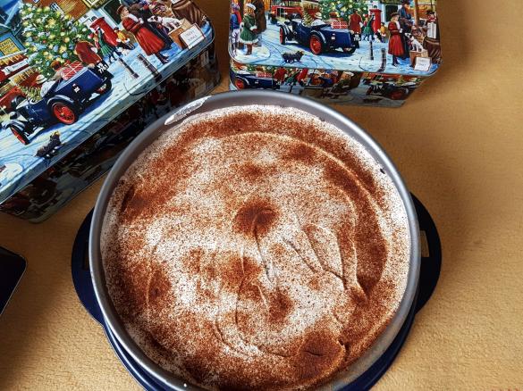 Weihnachtliche Apfeltorte - ohne Backen