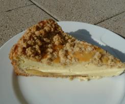 Käsekuchen mit Streuseln
