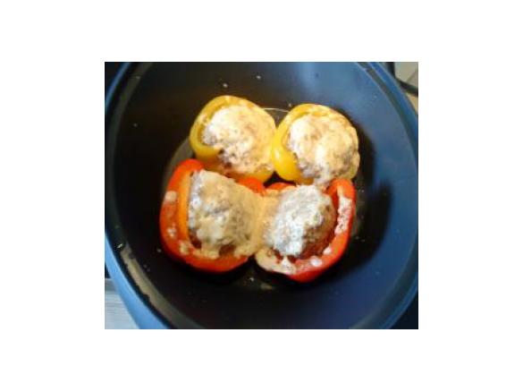 Überschmolzene Paprika