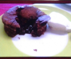 Schokoküchlein mit weichem Kern