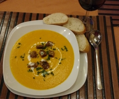 Möhren-Ingwer-Cremesuppe