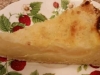 Streuselkuchen mit Birne und Pudding