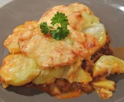 Kartoffelgratin Bologneser Art