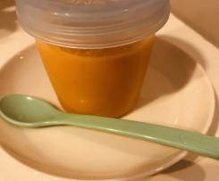 Möhren-Kartoffel-Apfel- Brei mit Haferflocken