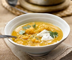 Kichererbsebsuppe mit Blumenkohl (ww)