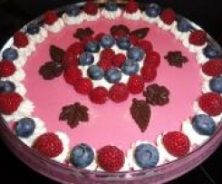 Himbeer-Dessert "Errötendes Mädchen"