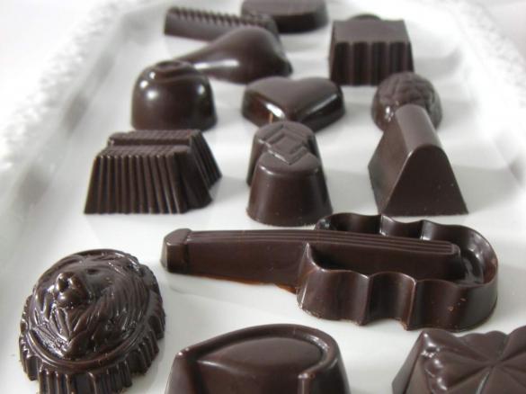 Pralinenfüllung Orangen-Marzipan Ganache