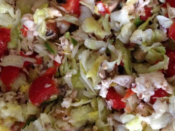 Bunter Eisbergsalat super schnell