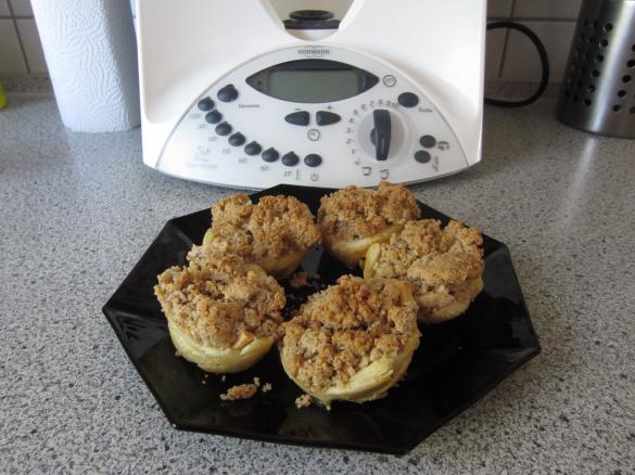 Apfelstreusselteilchen