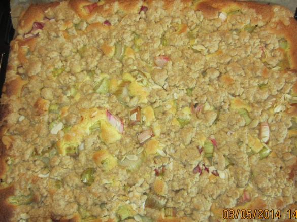 Rharbarberkuchen vom Blech