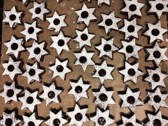 Schokosterne Weihnachtsplätzchen