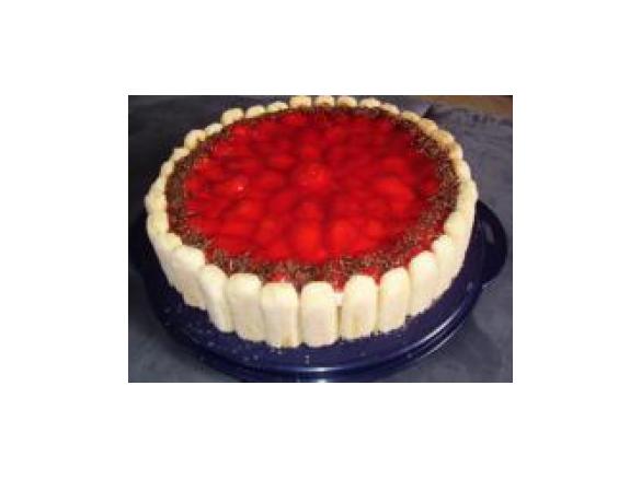 Erdbeertorte mit Kokosraspel