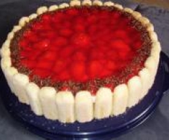 Erdbeertorte mit Kokosraspel