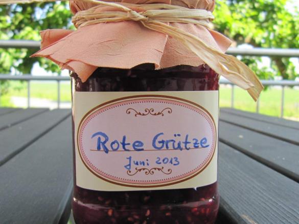 Rote Grütze (haltbar) - zum Verschenken