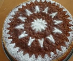 Nusskuchen mit Apfel " sehr saftig "