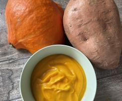 Kürbis-Süßkartoffel-Brei * süßer Mittagsbrei