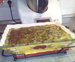 Spargel-Spinatauflauf