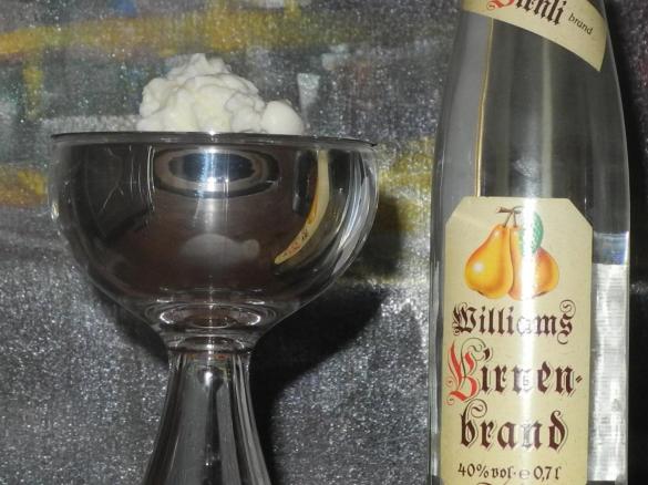 Birnen-Eis für die Eismaschine