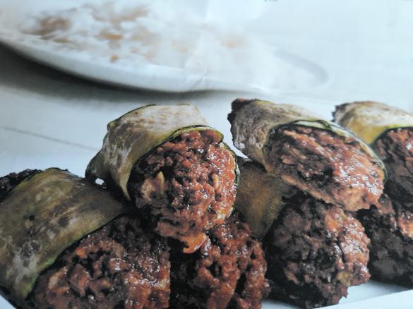 Cevapcici im Zucchinimantel