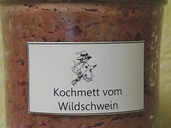 Kochmettwurst vom Wildschwein