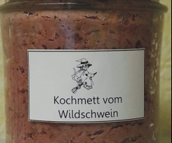 Kochmettwurst vom Wildschwein